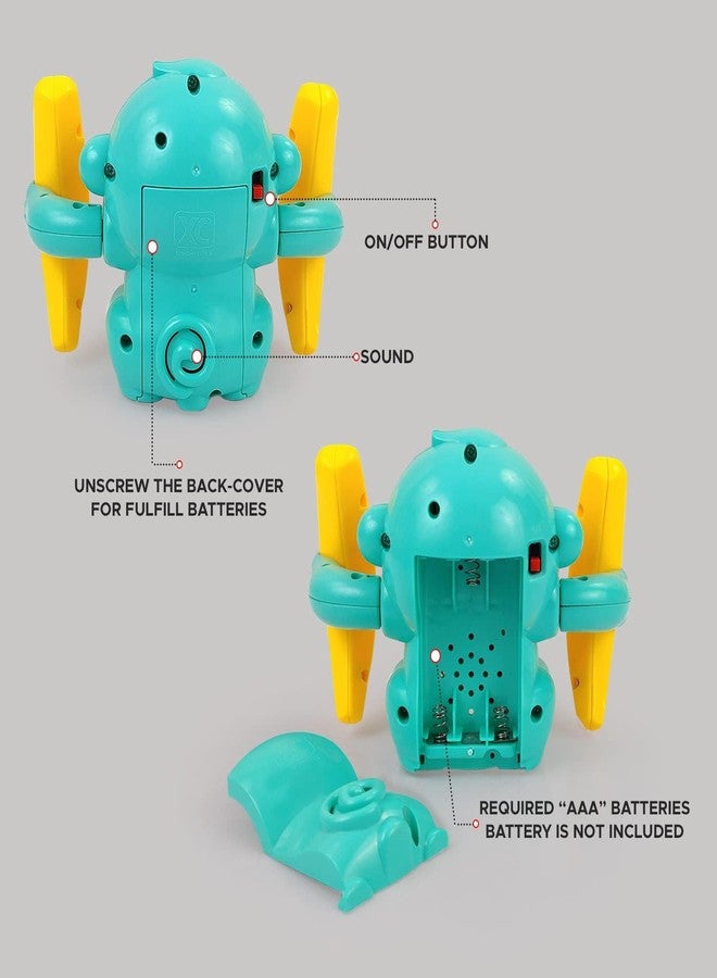 AZE Enterprises Voice Control Dancing and Spinning Rolling Tumbling Monkey Sound Toy for Kid with Flashing Light & Dynamic Sound - Image 3